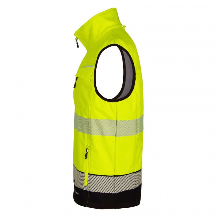 Beeswift BSDBWTTSYN Deltic Hi-Vis Bodywarmer Two-Tone Yellow Navy